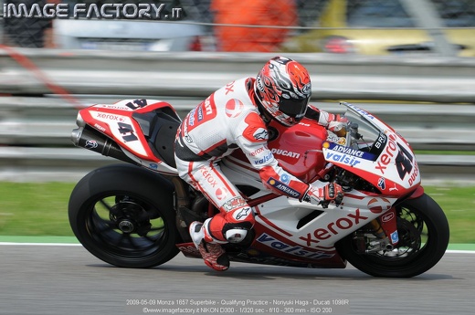 2009-05-09 Monza 1657 Superbike - Qualifyng Practice - Noriyuki Haga - Ducati 1098R